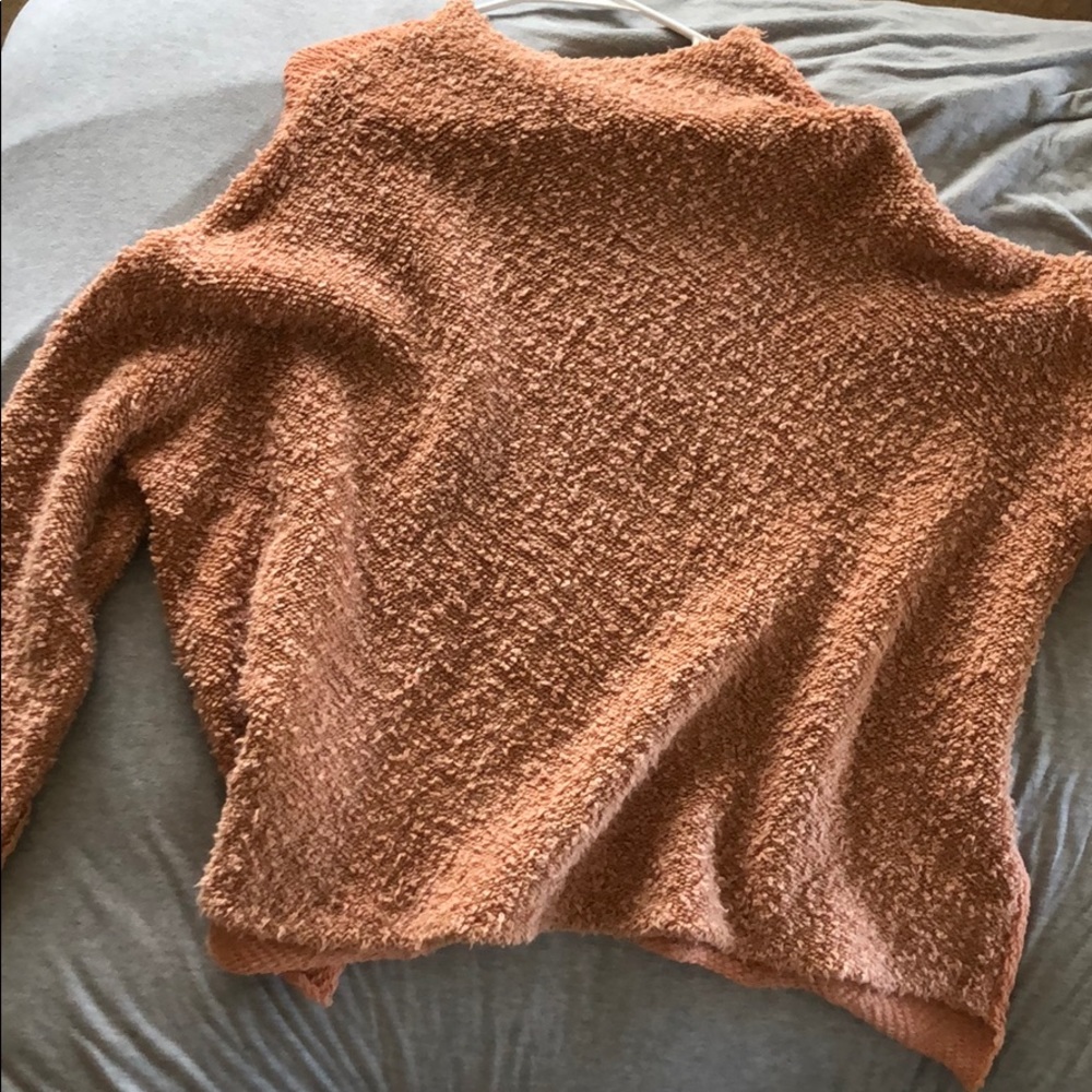 Free People High Neck Coral Tunic